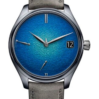 H. Moser & Cie Endeavour Perpetual Calendar Tantalum Blue Enamel Blue