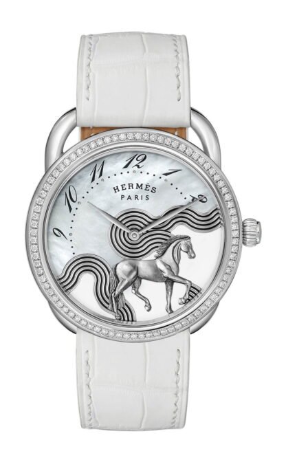 Hermès Arceau Cheval Cosmique White