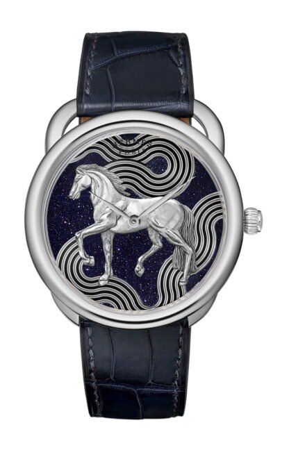 Hermès Arceau Cheval Cosmique Blue