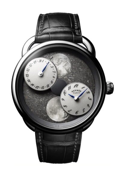 Hermès Arceau L’Heure De La Lune Black Sahara Black