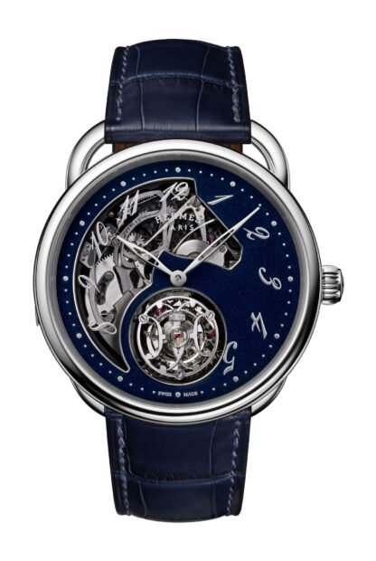 Hermès Arceau Lift Tourbillon Répétition Minutes Blue