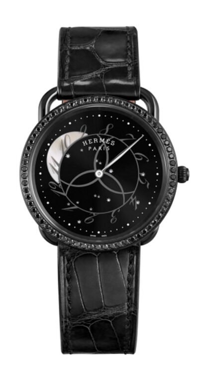 Hermès Arceau Ronde Des Heures Black