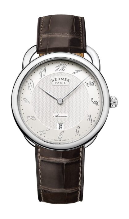 Hermès Arceau Tgm Manufacture Silver