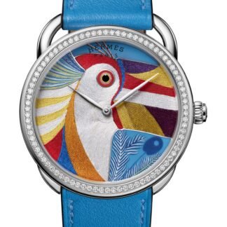 Hermès Arceau Toucan De Paradis Artistic Dial