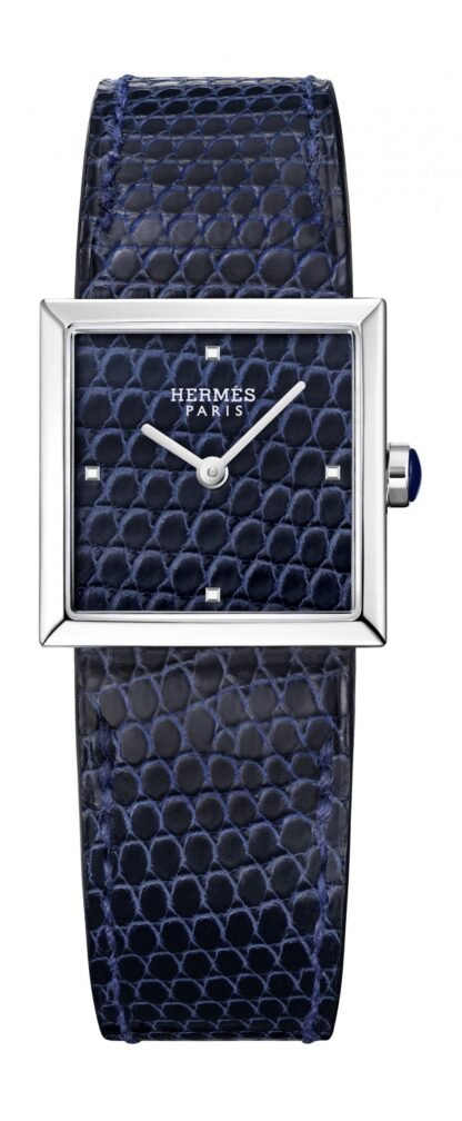 Hermès Carré Cuir Blue
