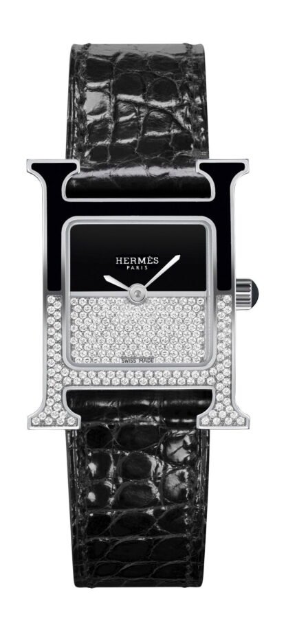 Hermès Heure H Double Jeu Black