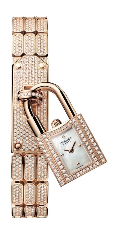 Hermès Kelly Rose Gold White