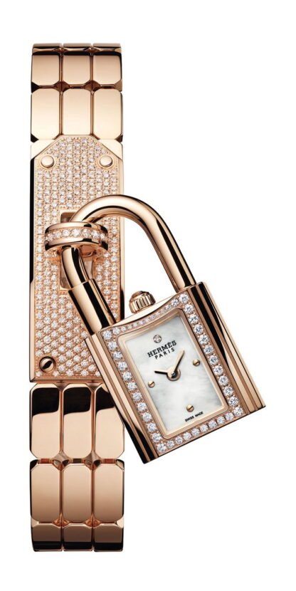 Hermès Kelly Rose Gold White