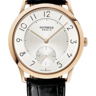 Hermès Slim D’ Gm Manufacture Silver