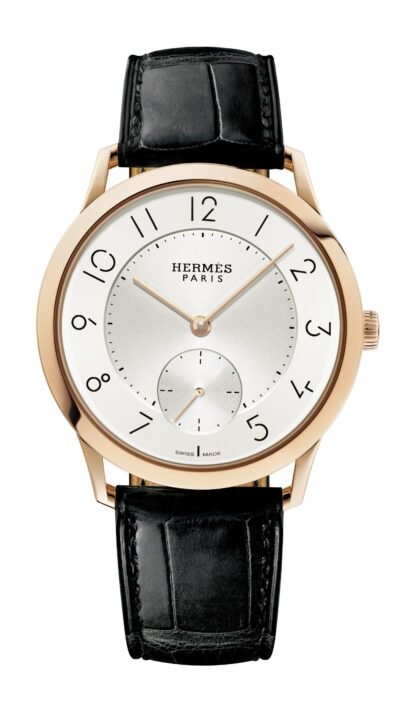 Hermès Slim D’ Gm Manufacture Silver