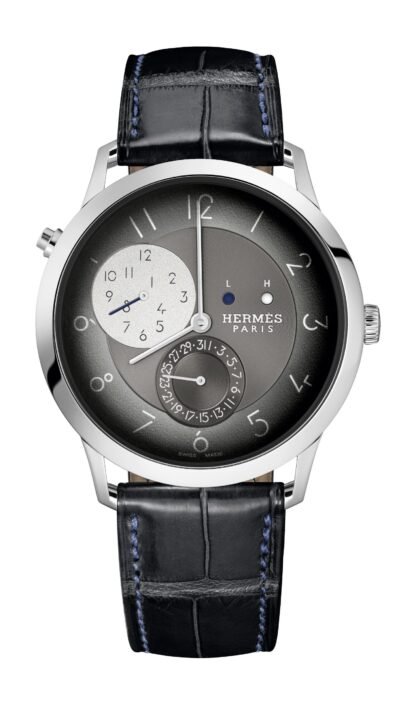 Hermès Slim D’ Gmt Gray