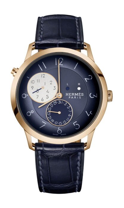 Hermès Slim D’ Gmt Blue