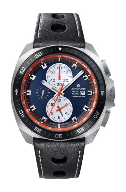 Junghans 1972 Chronoscope Solar Blue