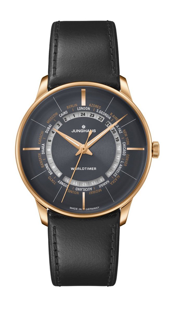 Junghans Meister Worldtimer Black