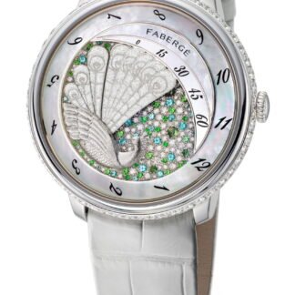 Fabergé Lady Compliquée Peacock Artistic Dial, White