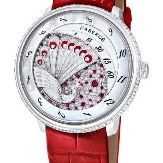 Fabergé Lady Compliquée Peacock Ruby Artistic Dial, White