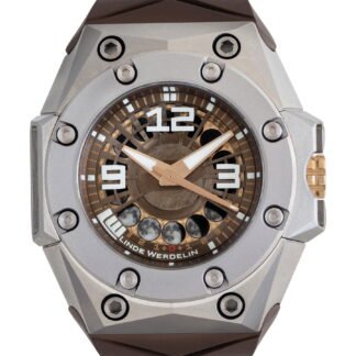 Linde Werdelin Oktopus Moon Brown, Gold