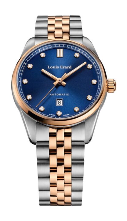Louis Erard Héritage Lady Diamonds Blue