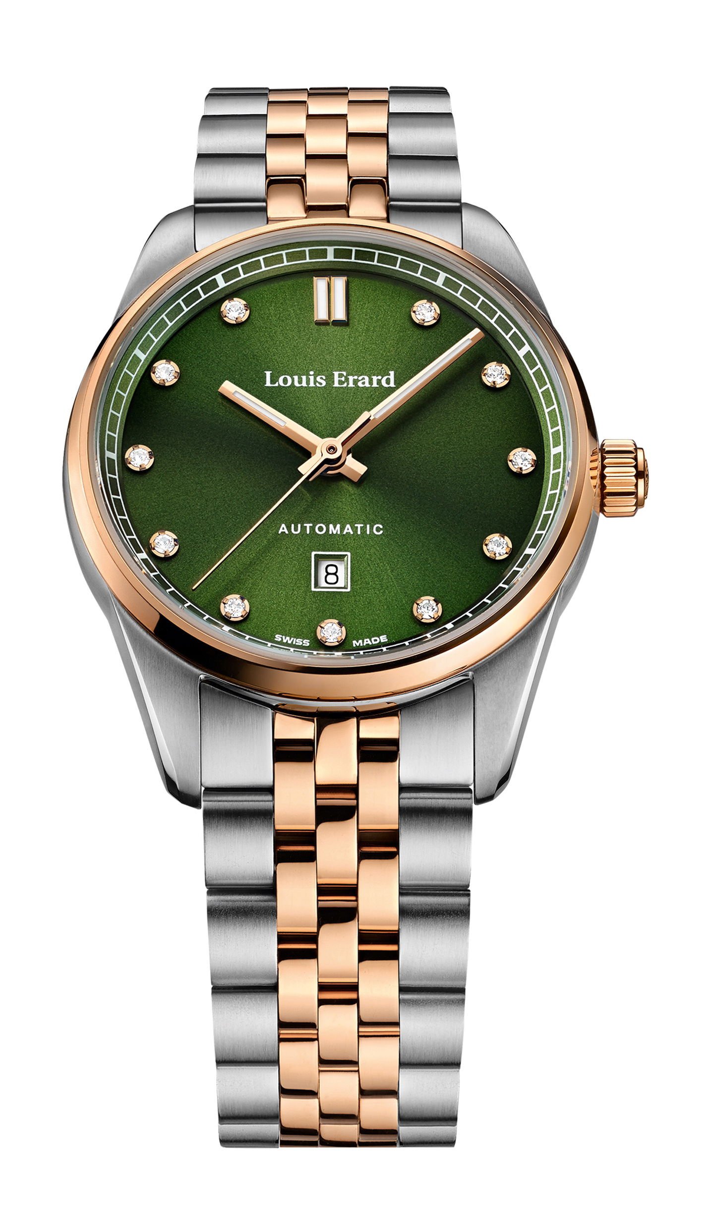Louis Erard Héritage Lady Diamonds Green