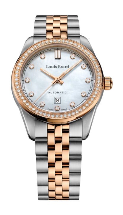 Louis Erard Héritage Lady Mother-Of-Pearl Blue