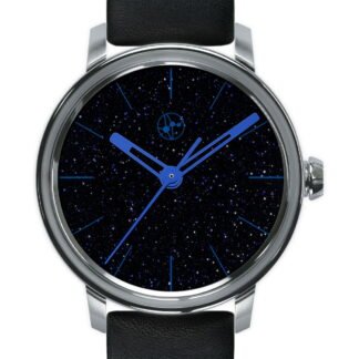 Lundis Bleus Contemporaines Ref.1120-Av “Dark Blue Aventurine Glass – Blue Markers” Blue