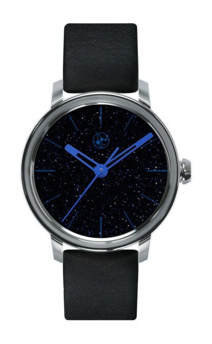 Lundis Bleus Contemporaines Ref.1120-Av “Dark Blue Aventurine Glass – Blue Markers” Blue