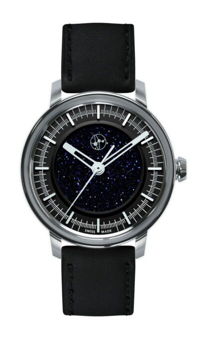 Lundis Bleus Métiers D’Art Ref.1120-Ma “Dark Blue Aventurine Glass – Black “ Black