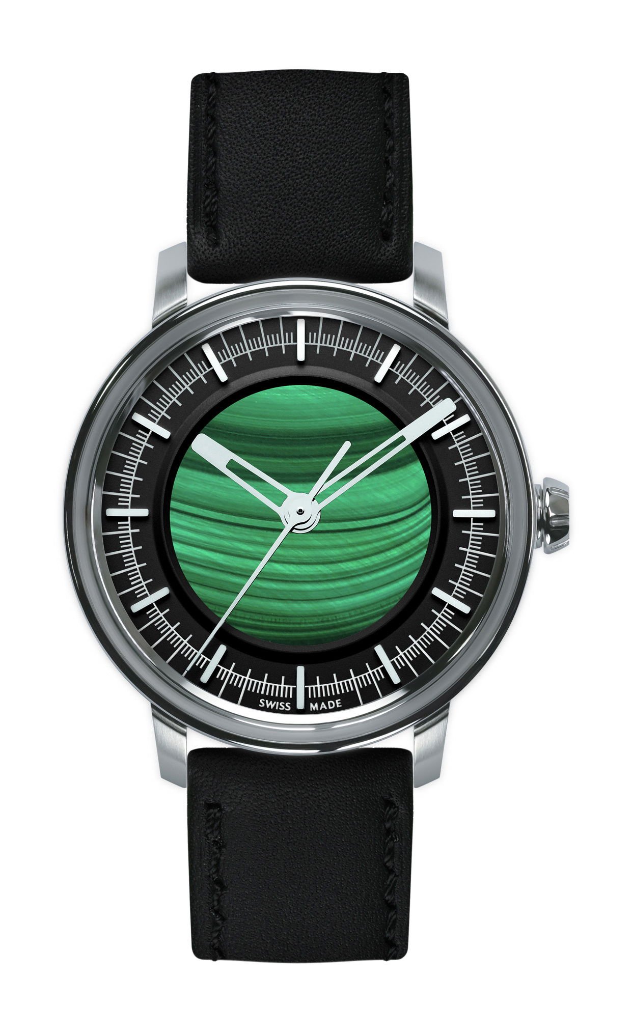 Lundis Bleus Métiers D’Art Ref.1120-Ma “Malachite – Black “ Black, Green