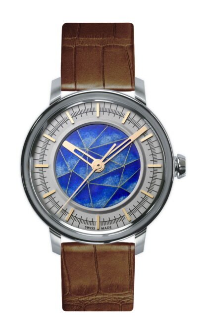 Lundis Bleus Métiers D’Art Ref.1120-Ma “Tessellation – Silver” Blue