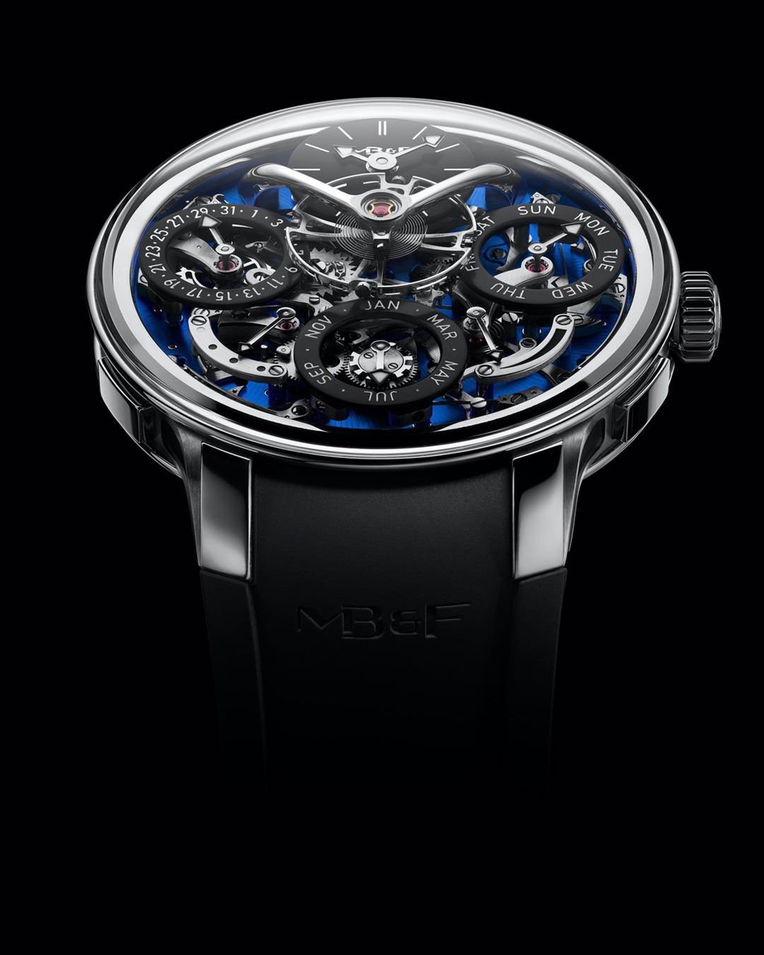 Mb&F Lm Perpetual Evo Black, Blue