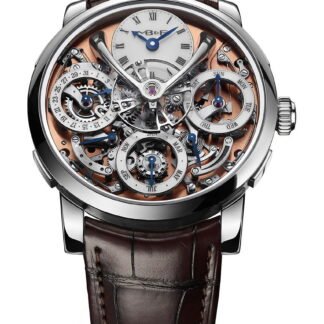 Mb&F Lm Perpetual Stainless Steel Salmon, White