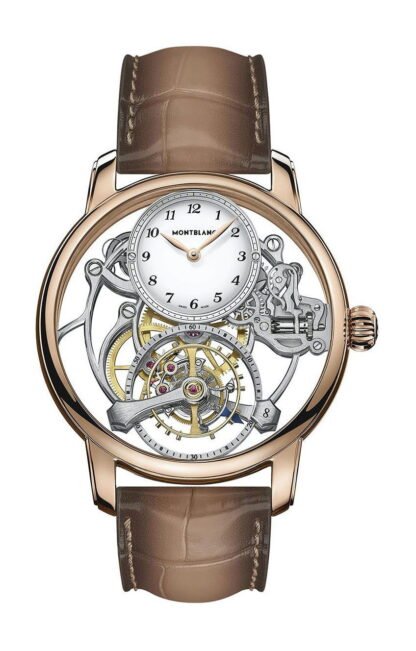 Montblanc Star Legacy Exo Tourbillon Skeleton Le 8 White