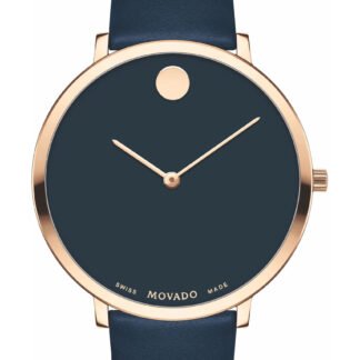 Movado Ultra Slim -Modern 47 Blue