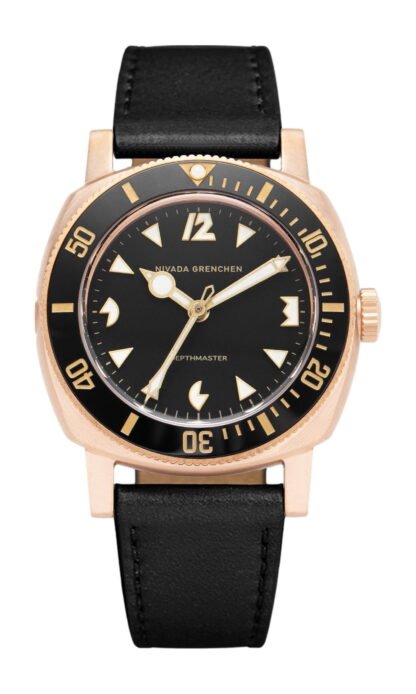 Nivada Grenchen Depthmaster Bronze Pacman Black