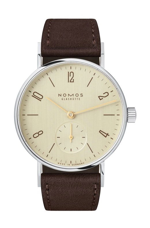 Nomos Glashütte Tangente 33 Karat Beige