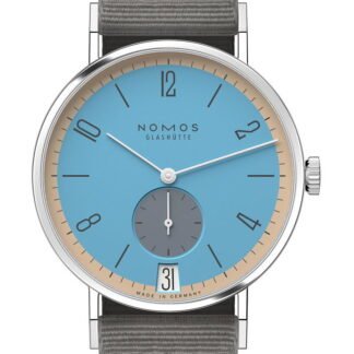 Nomos Glashütte Tangente 38 Delfin Blue