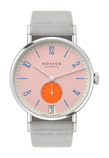 Nomos Glashütte Tangente 38 Flamingopink Pink