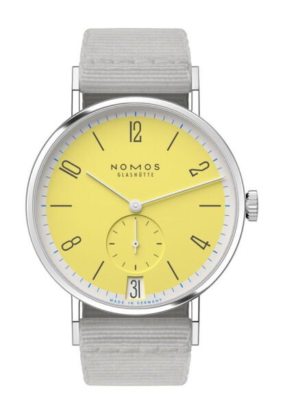 Nomos Glashütte Tangente 38 Kanari Yellow