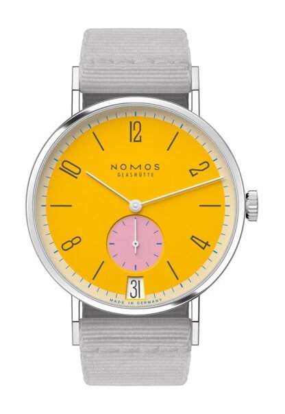 Nomos Glashütte Tangente 38 Katzengold Yellow