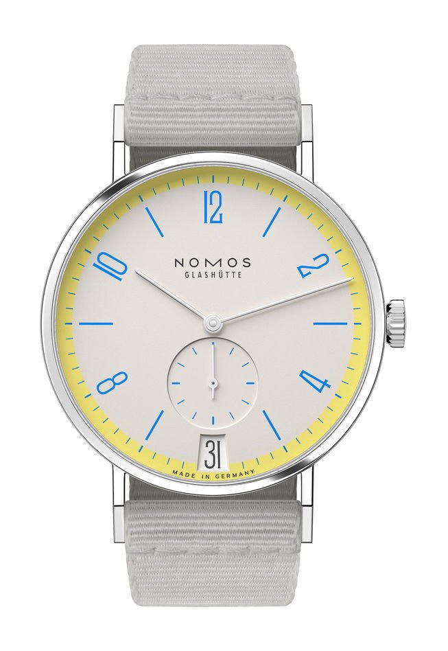 Nomos Glashütte Tangente 38 Lemon Biscuit White