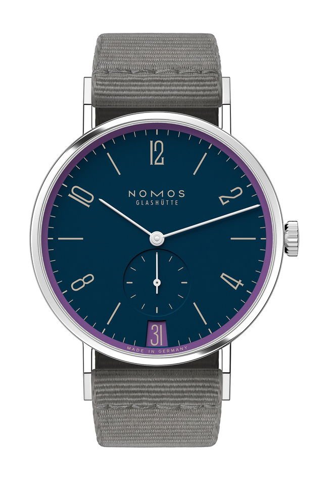 Nomos Glashütte Tangente 38 Nachtgesang Blue