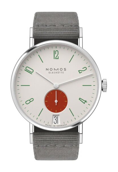 Nomos Glashütte Tangente 38 Stop Beige
