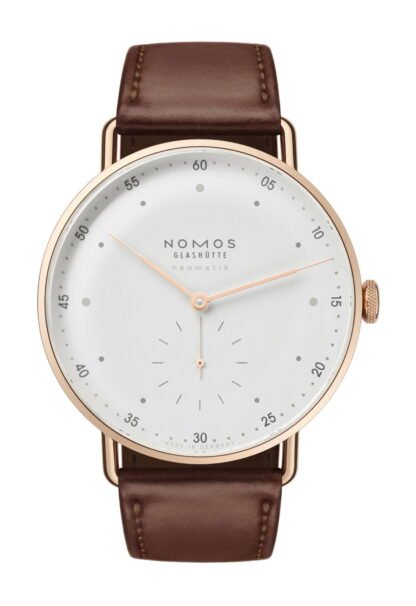 Nomos Glashütte Metro Rose Gold Neomatik 39 White