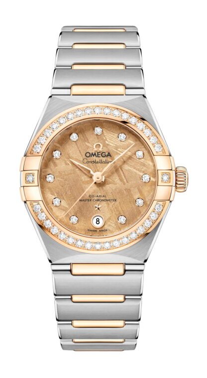 Omega Constellationco-Axial Master Chronometermeteorite Beige