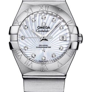 Omega Constellationco-Axial Chronometer 27 Mm White