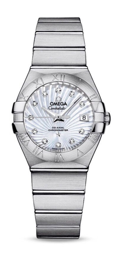 Omega Constellationco-Axial Chronometer 27 Mm White