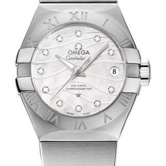 Omega Constellationco-Axial Chronometer 27 Mm White