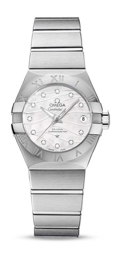 Omega Constellationco-Axial Chronometer 27 Mm White