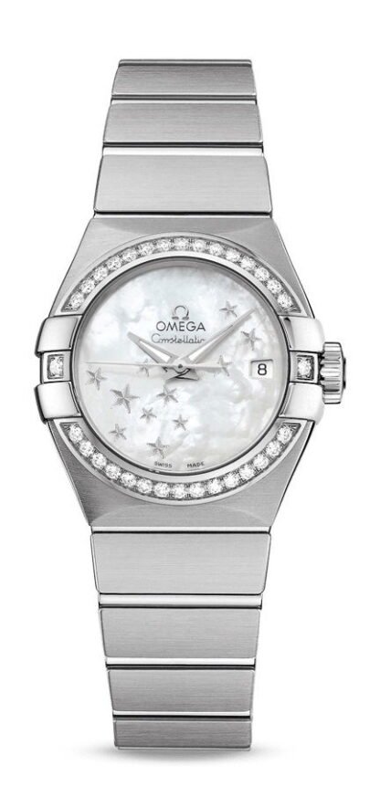 Omega Constellationco-Axial Chronometer 27 Mm White