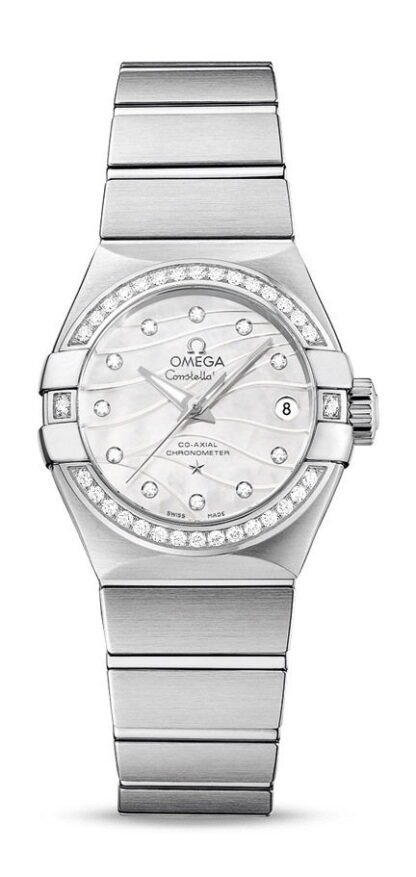 Omega Constellationco-Axial Chronometer 27 Mm White